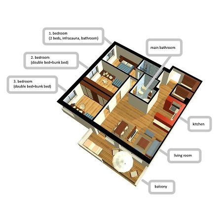Apartman Donovaly Panorama 31C 4I エクステリア 写真