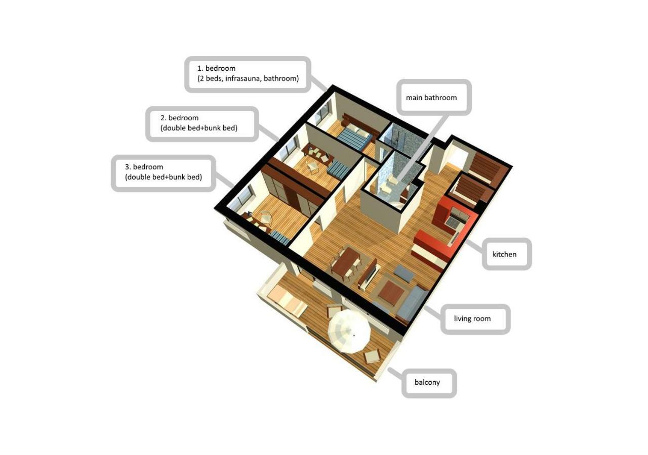 Apartman Donovaly Panorama 31C 4I エクステリア 写真